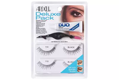 ARDELL DELUXE PACK 110 2xRZĘSY + KLEJ DUO + APLIKATOR ZESTAW 2,5g