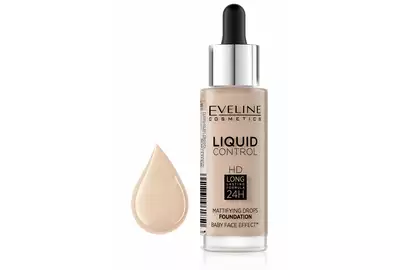 EVELINE PODKŁAD LIQUID HD DROPS Podkład 05 Ivory 30ml