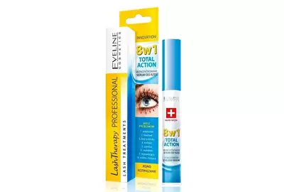 EVELINE TOTAL ACTION ODŻYWKA DO RZĘS I BRWI 8W1