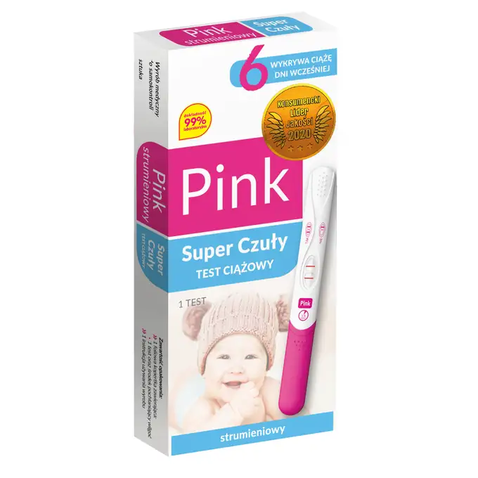 HYDREX TEST CIĄŻOWY PINK STRUMIENIOWY