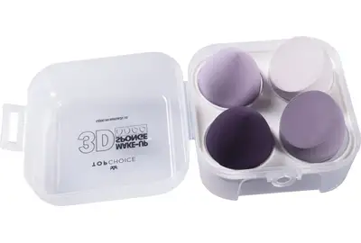 Top Choice Gąbki do makijażu 4sztuki