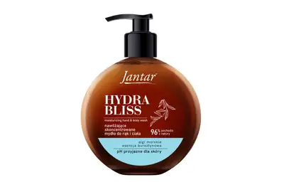 Farmona Jantar Hydrabliss Nawilżające i skoncentrowane mydło do rąk i ciała - Algi morskie, esencja bursztynowa 400ml