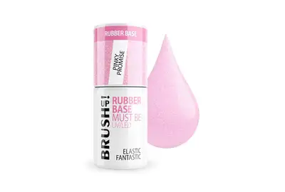 Brush Up! By Maxineczka Rubber Base Must Be Baza hybrydowa do paznokci - Pinky Promise 5g