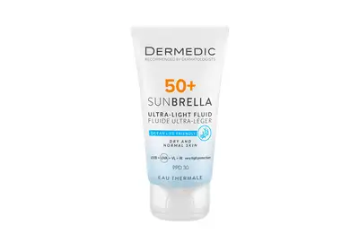 Dermedic Sunbrella Ultralekki krem ochronny do twarzy z SPF50 dla cery suchej i normalnej 40ml