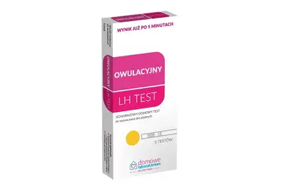 Domowe Labolatorium LH TEST Owulacyjny do wyznaczania dni płodowych - Jednorazowy domowy