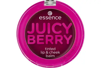 Essence Juicy Berry Tinted Lip&amp;Cheek Balm Balsam koloryzujący do ust i policzków reagujący na pH - Jagoda 3g 