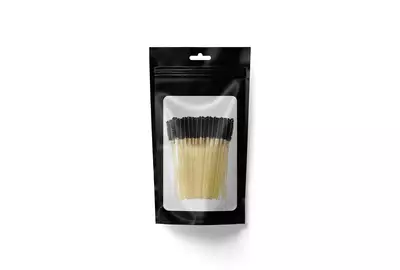 Sleek Shine Szczoteczka spiralka do rzęs i brwi, kryształ złoty - 50 sztuk