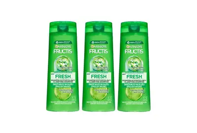 Garnier Fructis Fresh Szampon wzmacniający do włosów 250ml - 3 sztuki