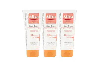 Mixa Regenerating Surgras Krem do rąk - skóra bardzo sucha 100ml - 3 sztuki