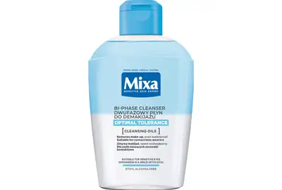 MIXA DWUFAZOWY PŁYN DO DEMAKIJAŻU OPTYMALNA TOLERANCJA 125ml