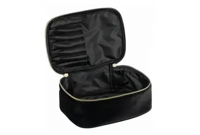 Inter Vion Killys Black Velvet Kuferek kosmetyczny z rączką 23x9x15,5cm
