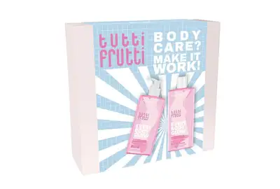 Farmona Tutti Frutti Body Care? Make It Work! Zestaw prezentowy - Balsam do ciała 250ml + Żel pod prysznic 400ml