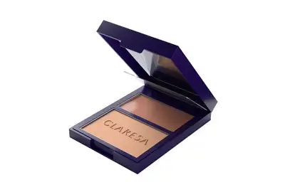 Claresa Duo Palette Creamy&amp;Pressed Paleta do konturowania kremowo-pudrowa - 02 Sun Tropez 8,5g