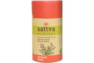 Sattva Ayurveda Naturalna ziołowa farba henna do włosów - Machoń 150g