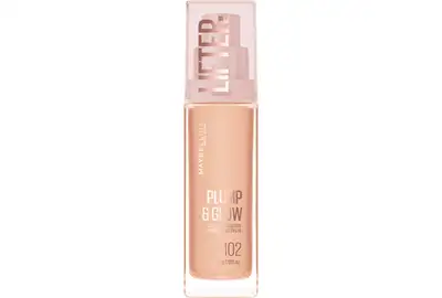 Maybelline Face Lifter Plump &amp; Glow Podkład rozświetlający do twarzy SPF 15 - 102 30ml