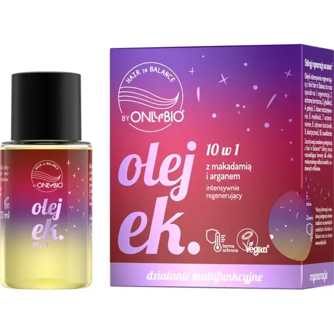 ONLYBIO HAIR BALANCE OLEJEK D/WŁOSÓW 10W1 20ML