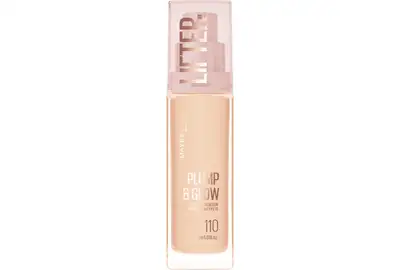 Maybelline Face Lifter Plump &amp; Glow Podkład rozświetlający do twarzy SPF 15 - 110 30ml