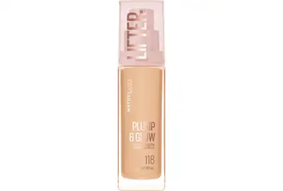 Maybelline Face Lifter Plump &amp; Glow Podkład rozświetlający do twarzy SPF 15 - 118 30ml
