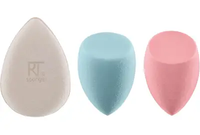 Real Techniques Sponge Poreless Perfection Skin Zestaw 3x gąbka do makijażu