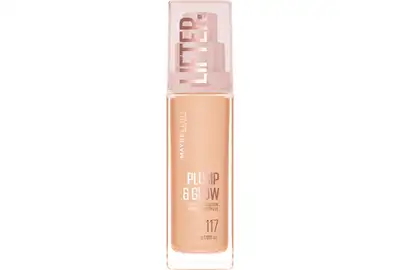 Maybelline Face Lifter Plump &amp; Glow Podkład rozświetlający do twarzy SPF 15 - 117 30ml