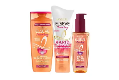 Loreal Elseve Dream Long Szampon odbudowujący z keratyną roślinną i olejkiem rycynowym - włosy długie i zniszczone 500ml