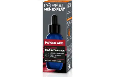 Loreal Men Expert Zestaw do pielęgnacji twarzy Power Age Krem 50ml + Serum 30ml + Krem Pod Oczy 15ml + Żel Oczyszczający 260ml