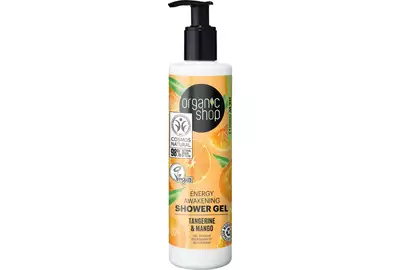 ORGANIC SHOP Organiczny energetyzujący żel pod prysznic - madarynka i mango 280ml