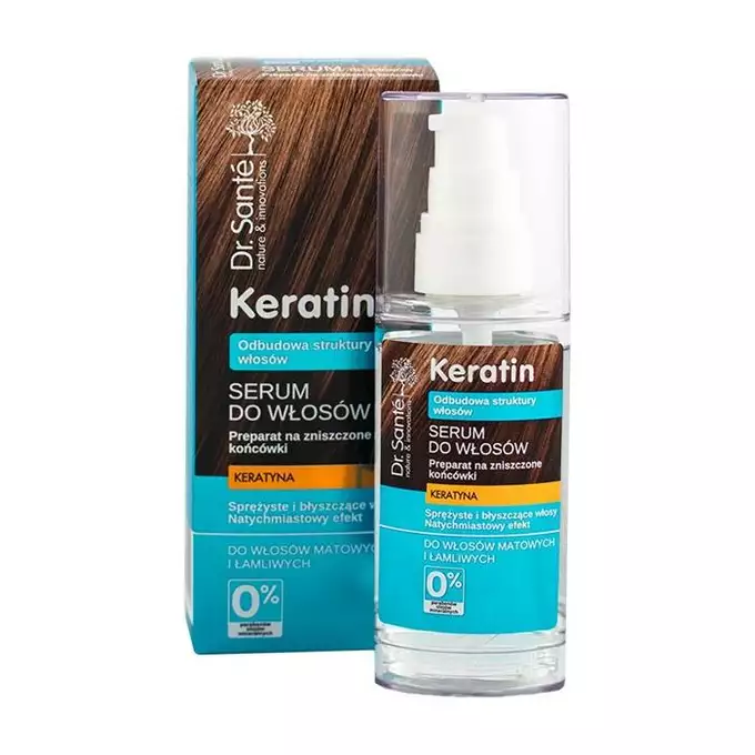 DR.SANTE KERATIN Serum do włosów z keratyną do włosów matowych i łamliwych 50ml