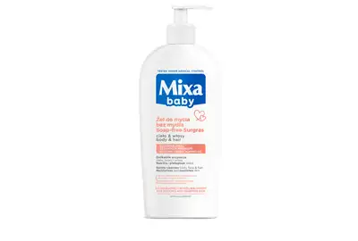 MIXA BABY Łagodny szampon i płyn do kąpieli 2w1 400ml 