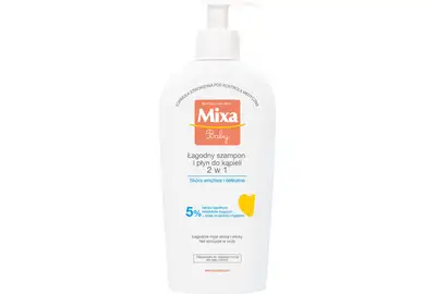 MIXA BABY Łagodny szampon i płyn do kąpieli 2w1 250ml 