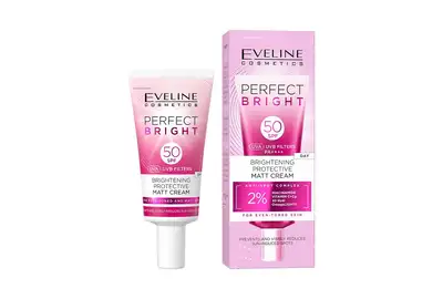 Eveline Perfect Bright Rozjaśniająco ochronny krem matujący SPF50 30ml