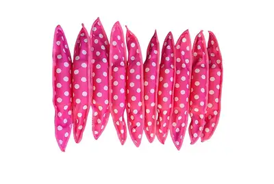 Deni Carte Wałki do włosów - Różowe 10sztuk