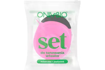 OnlyBio Set Zestaw do tonowania włosów - Miseczka+pędzelek