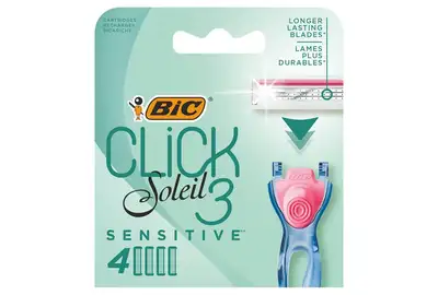 BIC CLICK SOLEIL 3 SENSITIVE WKŁADY 4SZT