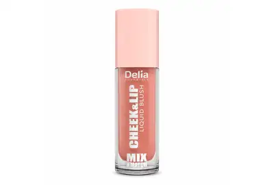 Delia Cosmetics Mix&amp;Match Cheek&amp;Lip Róż w płynie do twarzy i ust - 01 4ml