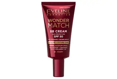 EVELINE WONDER MATCH BB CREAM SPF50 01 IVORY