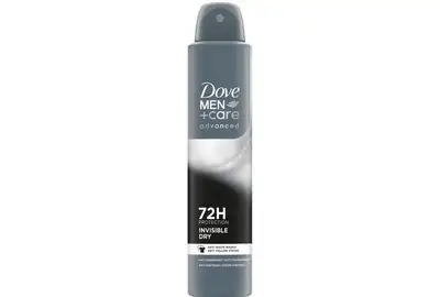 DOVE MEN ADVANCED CARE DEO 72H INVISIBLE DRY 250ML