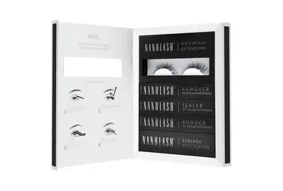 Nanolash Diy Eyelash Extensions Starter Kit Sztuczne rzęsy bondingowe kępeki - Classy 36szt
