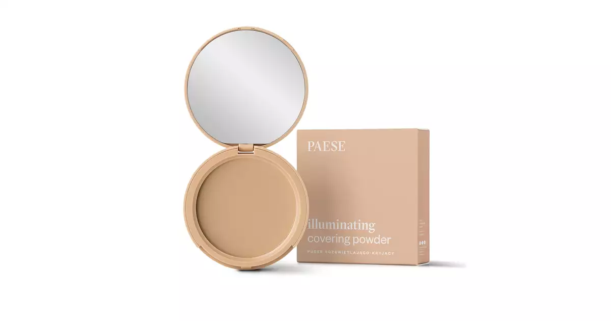 Paese Illuminating Covering Powder Puder rozświetlająco kryjący - 1C ...