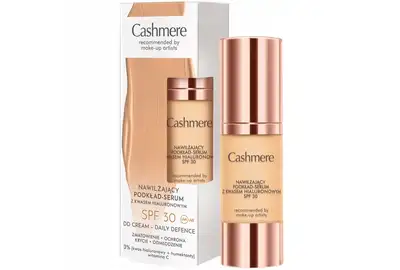 Cashmere DD Cream SPF30 Nawilżający podkład-serum z kwasem hialuronowym - Warm Beige 30ml