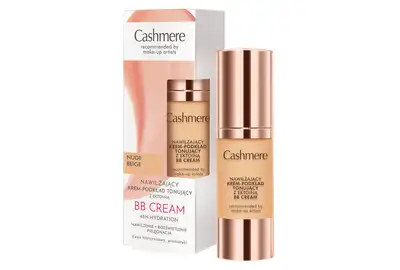 Cashmere Glow Look Rozświetlający podkład wypełniający z kwasem hialuronowym - Nude 30ml