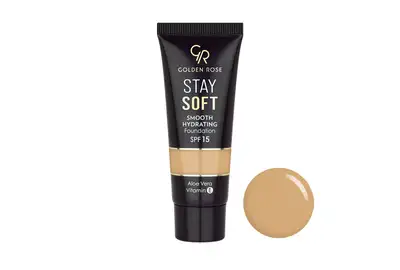 Golden Rose Stay Soft Smooth Hydrating Nawilżający podkład do twarzy SPF15 - 206 35ml
