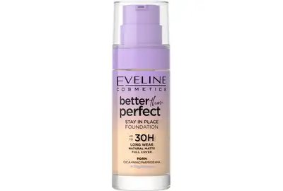 Eveline Better Than Perfect Podkład długotrwały kryjący o matowym wykończeniu - 01 Light Ivory 30ml