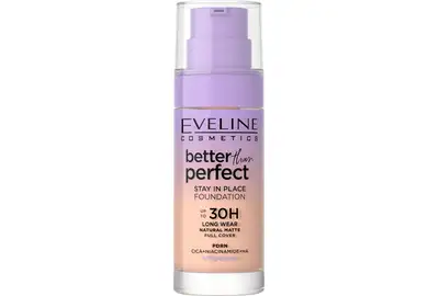 Eveline Better Than Perfect Podkład długotrwały kryjący o matowym wykończeniu - 02 Natural Nude 30ml