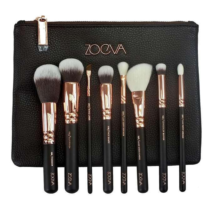 ZOEVA ROSE GOLDEN LUXURY SET VOL. 1 Zestaw 8 pędzli do makijażu