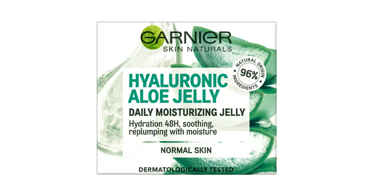 Garnier Hyaluronic Aloe Jelly Lekki el nawilajcy - skra normalna i  mieszana 50ml - DARMARSKLEP.pl