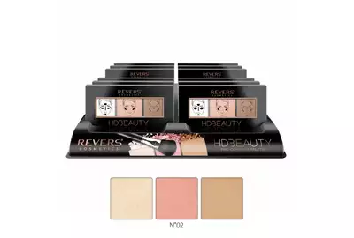 REVERS HDBEAUTY PRO CONTOUR PALETTE Paleta do konturowania twarzy nr 02 12g