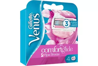 GILLETTE VENUS COMFORT GLIDE Wkłady do maszynki - SPA BREEZE (4 sztuki)