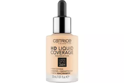 Catrice HD Liquid Coverage Podkład w płynie - 002 PORCELAIN BEIGE 30ml