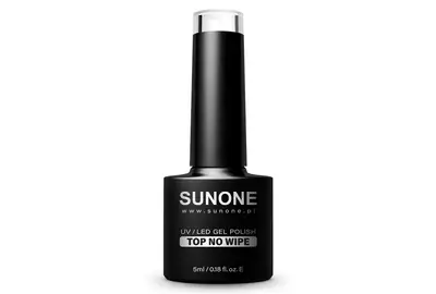 Sunone Top hybrydowy do paznokci - Top No Wipe 5ml